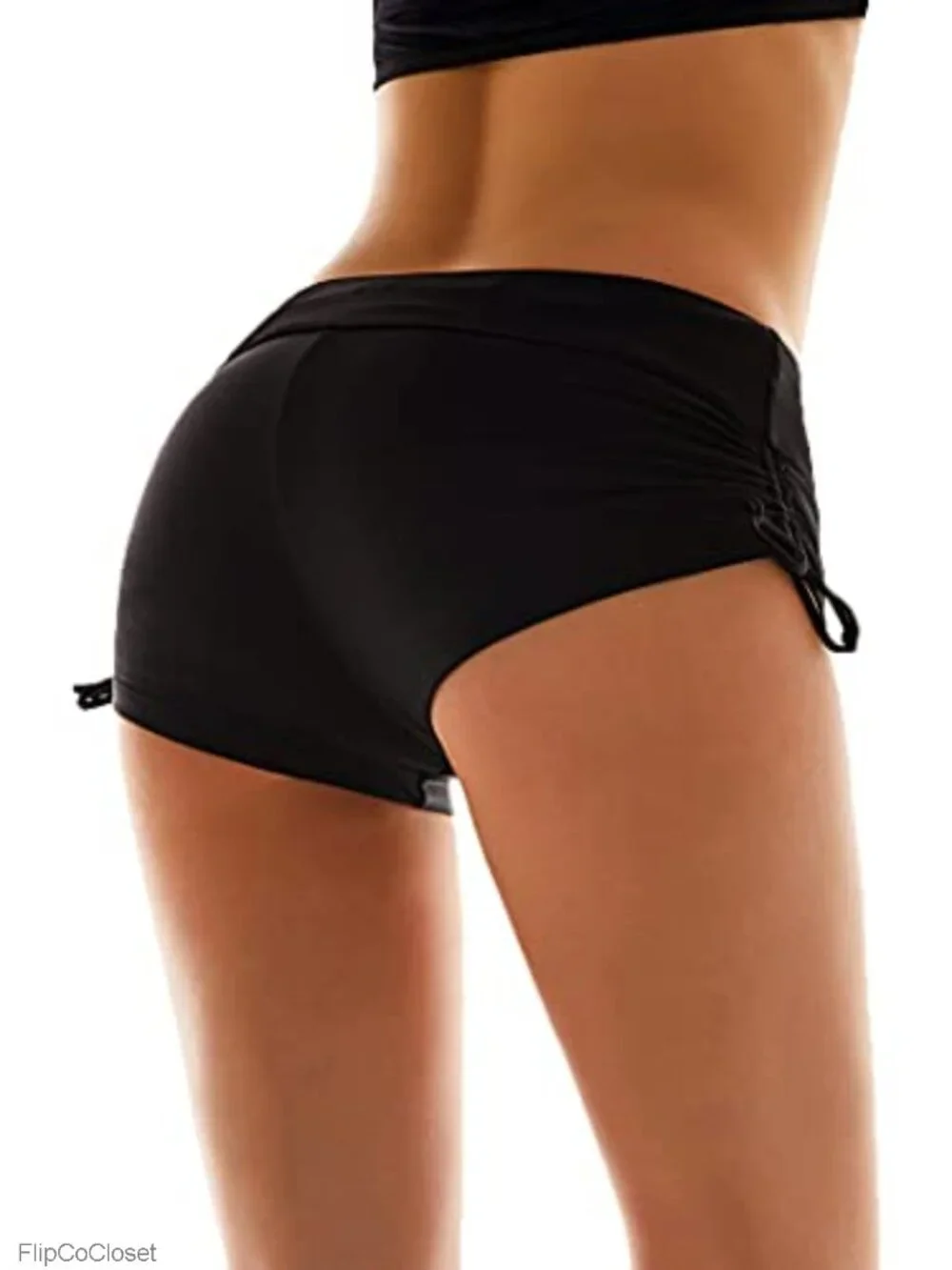 Women's Swim Boardshorts with Adjustable Ties UPF 50+ Quick Dry Nylon Spandex